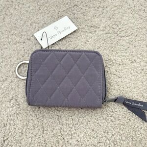 Vera Bradley Quilted Wallet in Charcoal